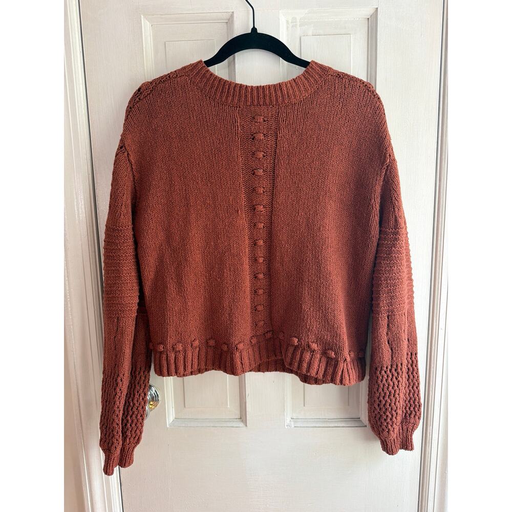 Pilcro by Anthropologie Bobble Patchwork Cardigan Sweater Small - Picture 4 of 4